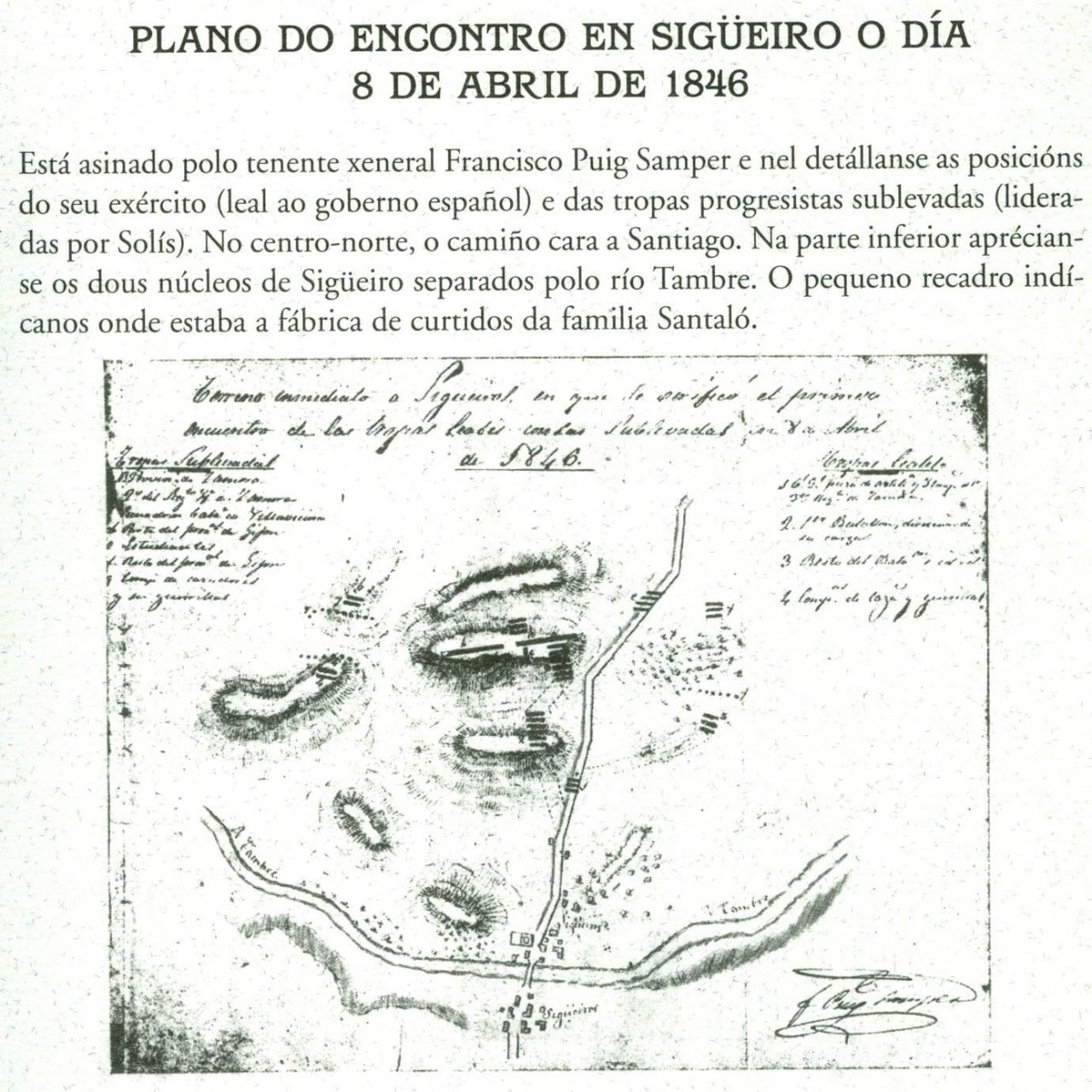 Tríptico Batalla de Sigüeiro.