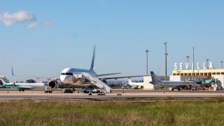 Imagen de archivo del aeropuerto de Sevilla.
