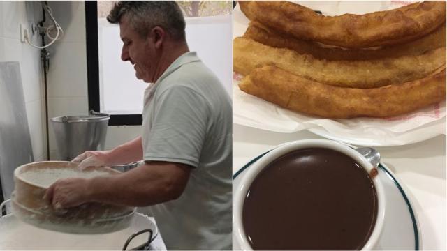 Bernardo, churrero desde hace 30 años en Valencia: En Fallas vendemos 4.000 unidades al día, se forman grandes colas