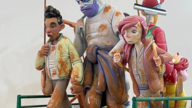 Duc de Gaeta logra el Ninot Indultat infantil de las Fallas 2025. Europa Press