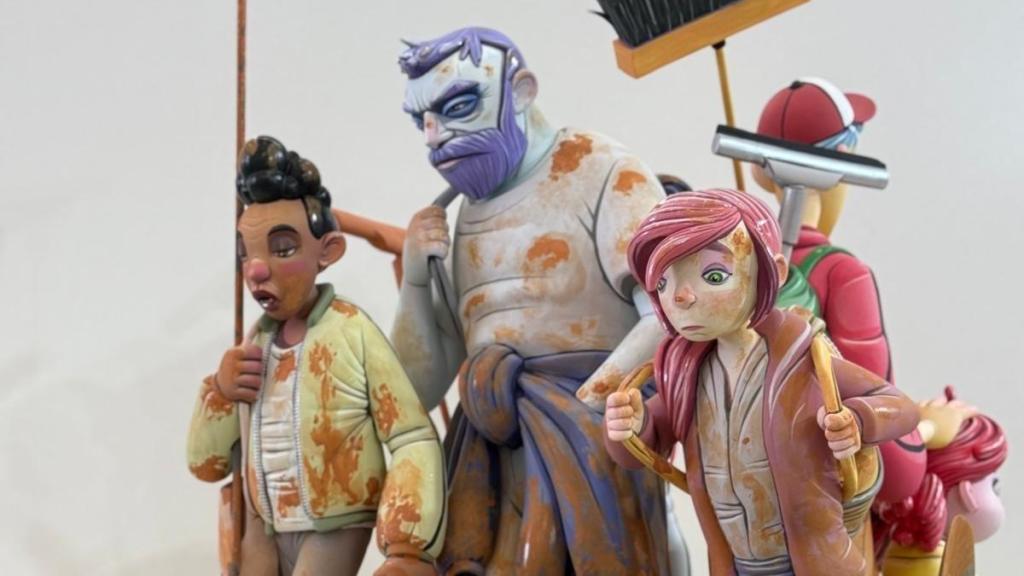 Duc de Gaeta logra el Ninot Indultat infantil de las Fallas 2025. Europa Press