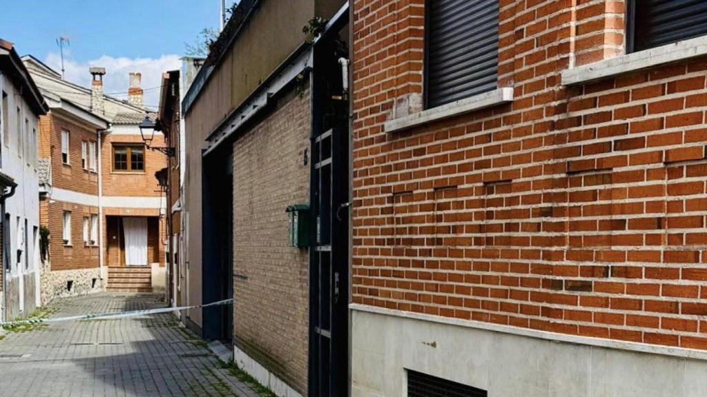 Zona acordonada tras el escape de gas en Mojados