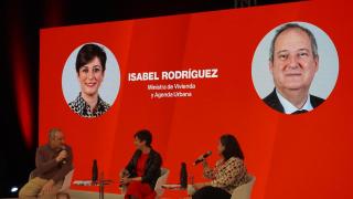 Los ministros Hereu y Rodríguez, en el Congreso Regional del PSOE-Aragón
