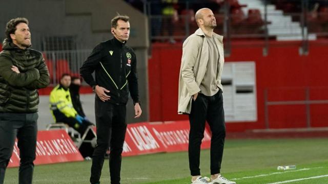 Ramírez durante el encuentro en Almería.