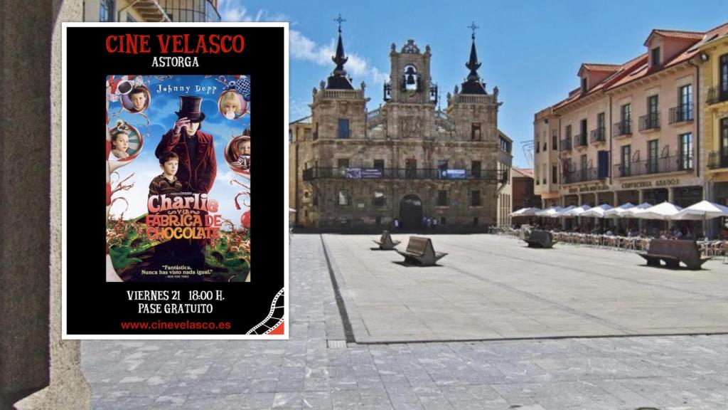 Astorga invita a los niños y niñas a un pase gratuito de Charlie y la fábrica de chocolate