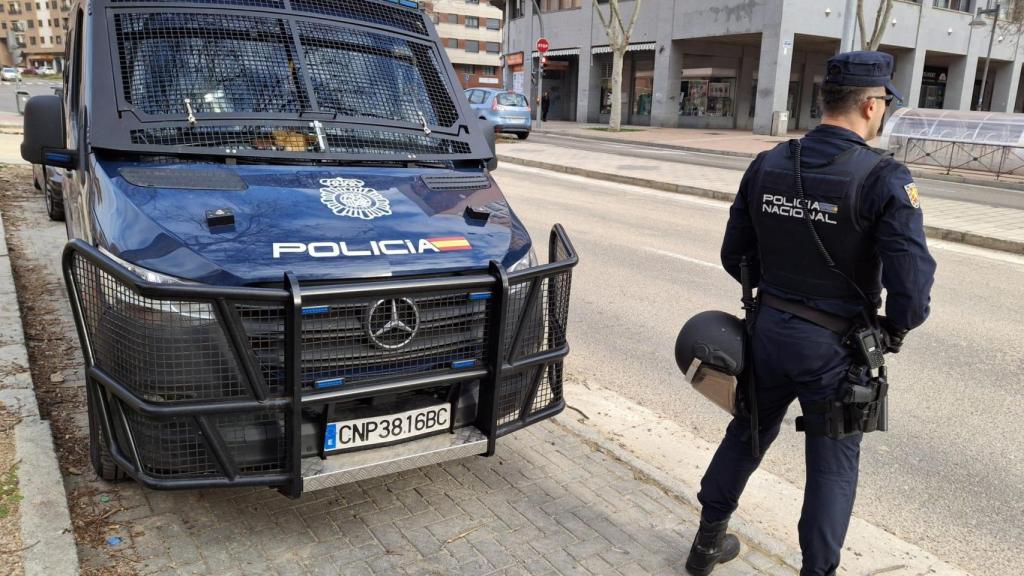 Imagen de archivo de un agente de la Policía Nacional de Valladolid