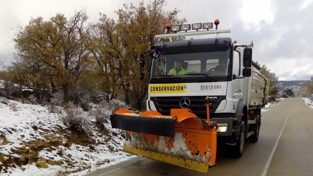 Una máquina quitanieves.