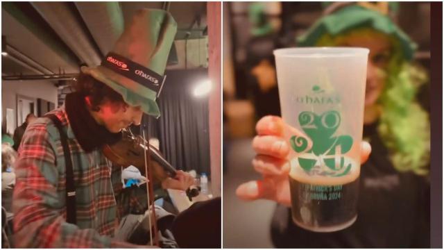 Celebración de San Patricio en A Coruña en 2024