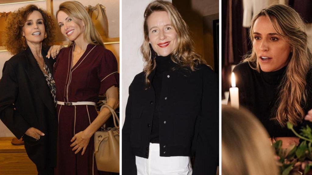 Vega Royo Vilanova, María León y Laura Vecino coincidieron con Alejandra Silva en una cena en Madrid.