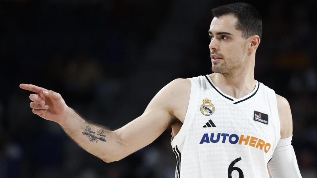 Alberto Abalde, en el partido ante Baskonia.