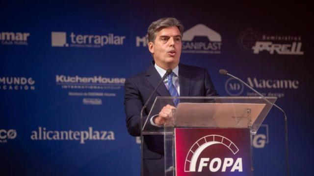 Javier Gisbert, presidente de la patronal de la construcción de Alicante (FOPA)