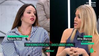 Naiara Más y Afra Blanco en 'laSexta Xplica'.