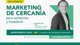 Cartel de la jornada 'Marketing de cercanía para comercios y hostelería'.