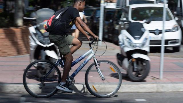 Un ciclista.