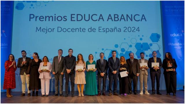 Imagen de archivo de una de las ediciones anteriores de los Premios Educa Abanca