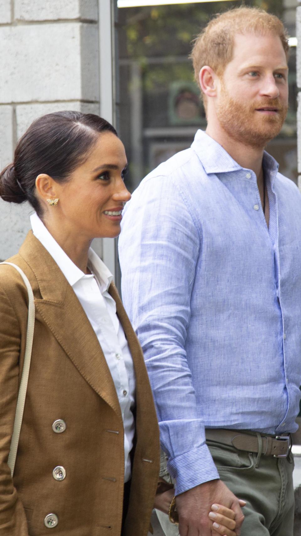 Los duques de Sussex, en un evento público.