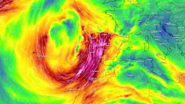 Tanto la borrasca Laurence como su sucesora dejarán esta semana fuertes vientos y hasta 200 l/m2 de lluvia. Meteored.