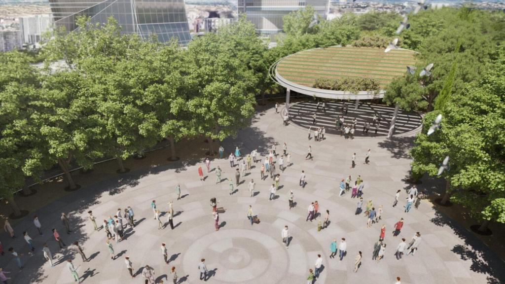 Zona central del futuro Parque Castellana.