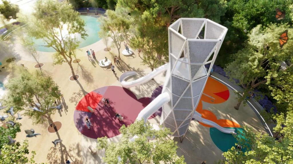 Juegos infantiles de futuro Parque Castellana.