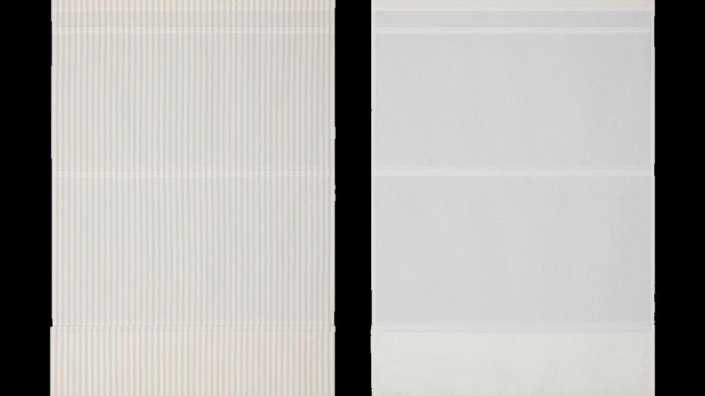 Estor plegable con imanes de Aldi.