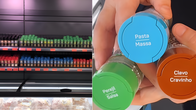 Botes de especias del Mercadona.