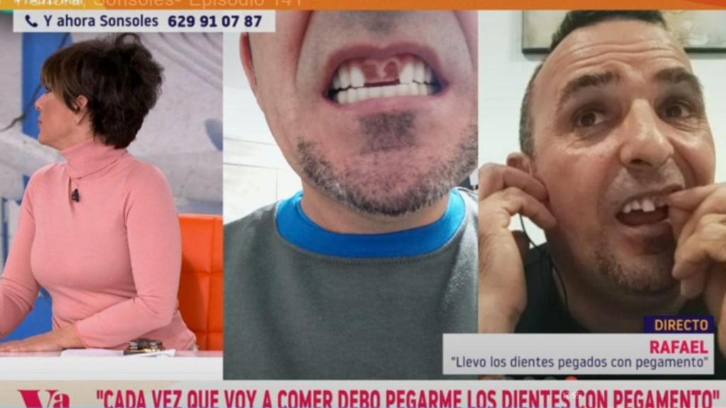 Sonsoles Ónega reaccionando a la actitud de Rafael.