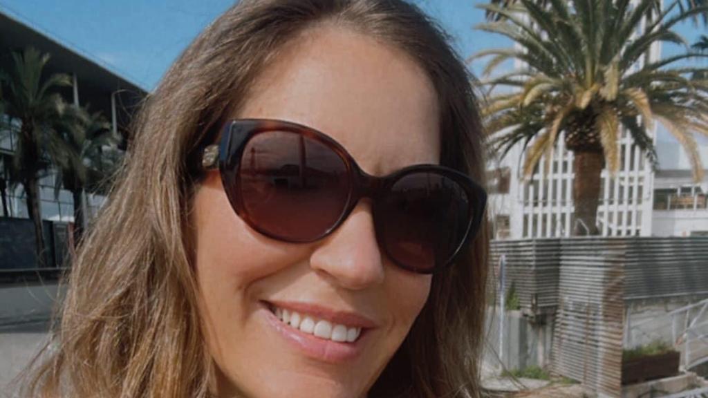 La cantante María Toledo en una de las fotografías que ha compartido en las redes sociales durante su viaje a Barcelona.