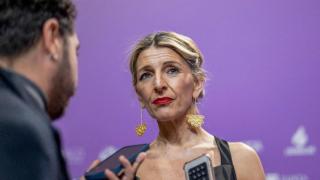 La posición de Yolanda Díaz sobre el gasto militar provoca recelos entre los partidos miembros de Sumar