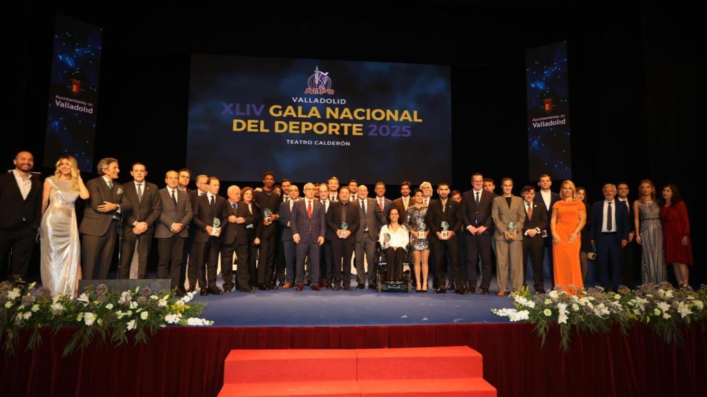 Foto de familia de la XLIV Gala Nacional del Deporte,