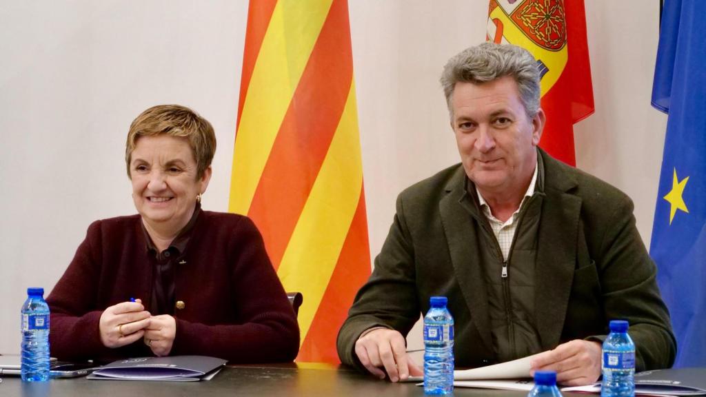 Los consellers Marián Cano y Vicente Martínez Mus