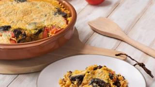 Un plato de Arroz con Costra.