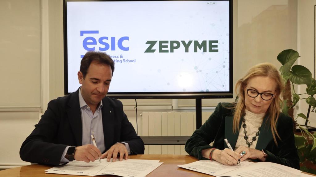 ESIC Aragón y CEPYME Zaragoza sellan un acuerdo para que el acceso a la formación de las pymes