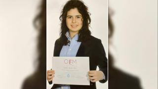 Isabel Arnaiz, ganadora de la II Olimpiada Matemática Femenina Española
