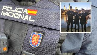 Jorge, Diego y Juan, los agentes, de nuevo, vestidos de héroes