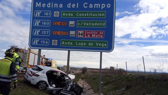 Accidente en Medina del Campo