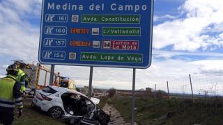 Accidente en Medina del Campo
