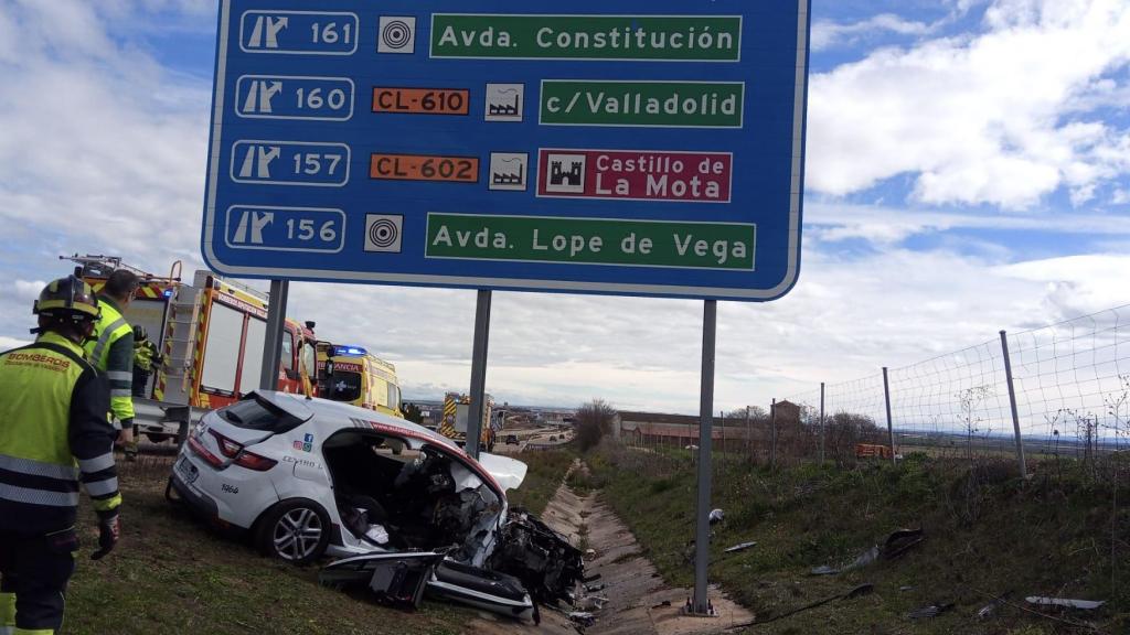 Accidente en Medina del Campo