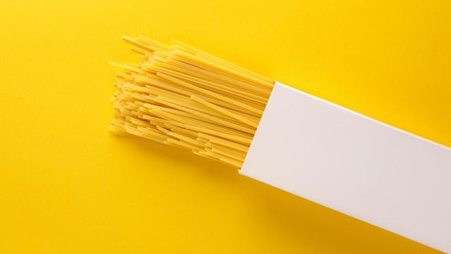 Un paquete de espaguetis.