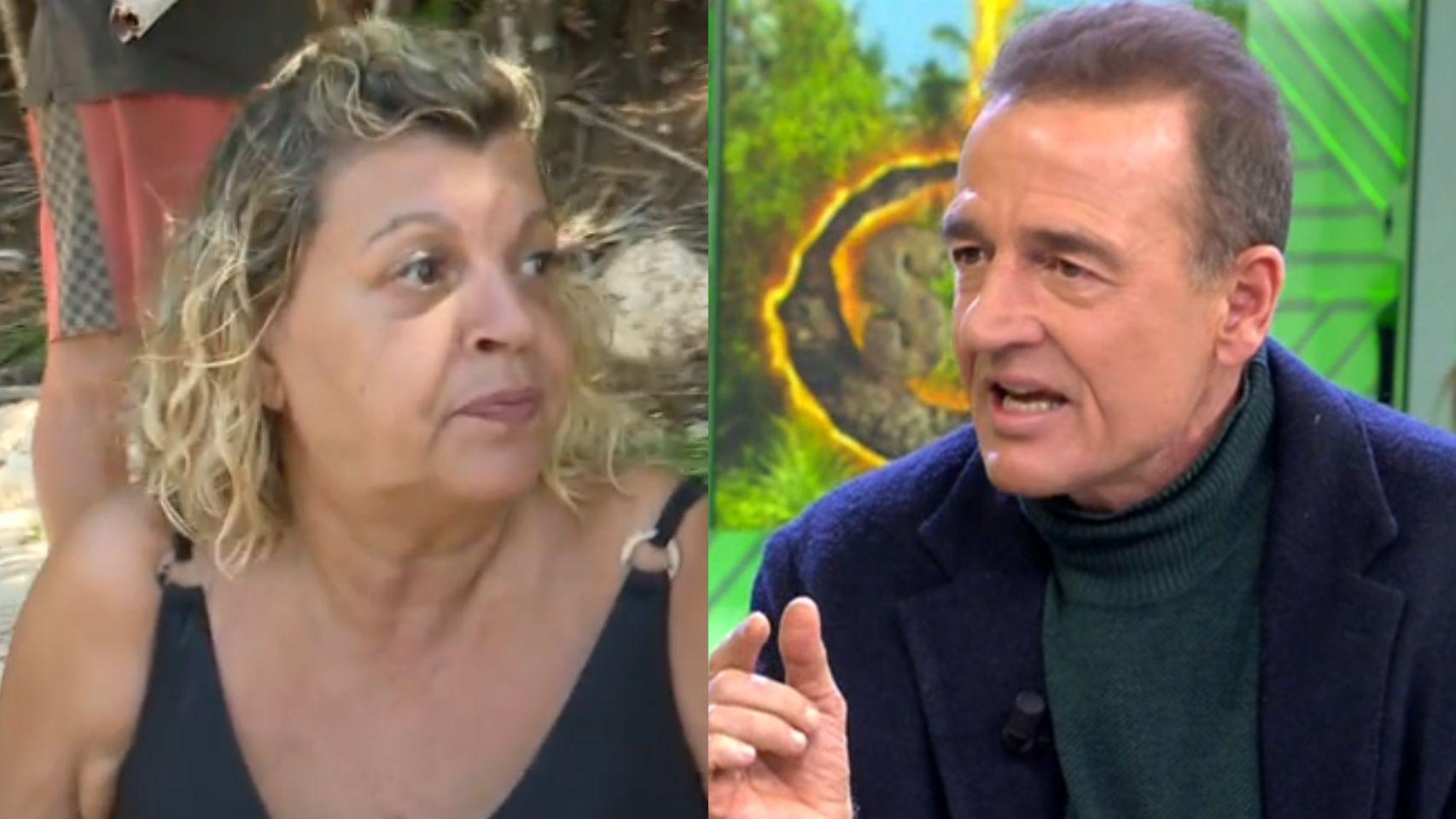 Alessandro Lequio y Terelu Campos, en un fotomontaje