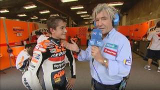 Ángel Nieto entrevista a un joven Marc Márquez en 2008, en su debut en 125cc