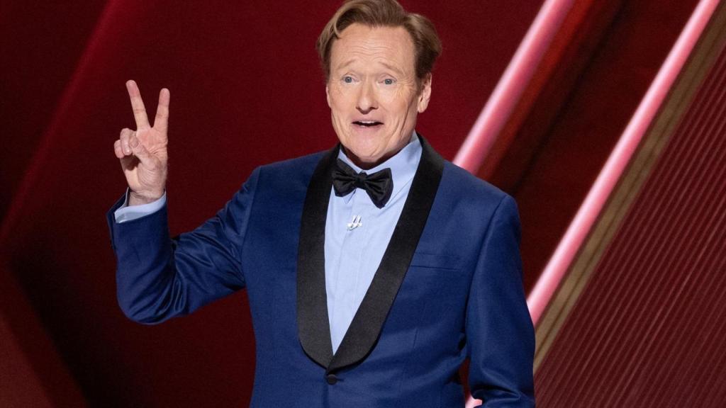 Conan O'Brien en la gala de los Oscar de este año. Foto: Europa Press.