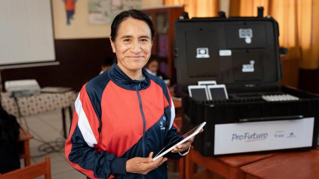 Paquita, la profesora peruana que utiliza la gastronomía para explicar matemáticas.