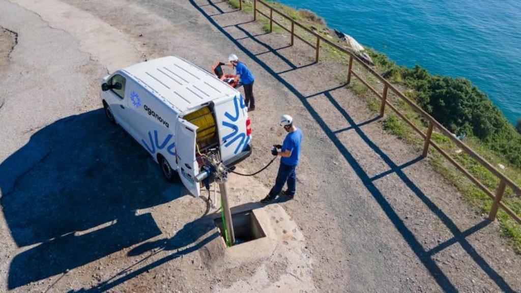 Trabajadores de Aganova.