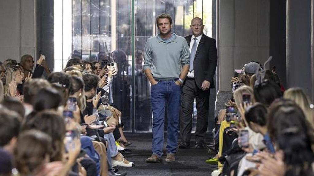 El diseñador, en un desfile.