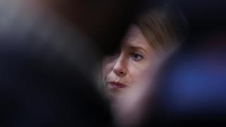 La alta representante Kaja Kallas asiste a la reunión de ministros de Asuntos Exteriores de la Unión Europea en Bruselas.