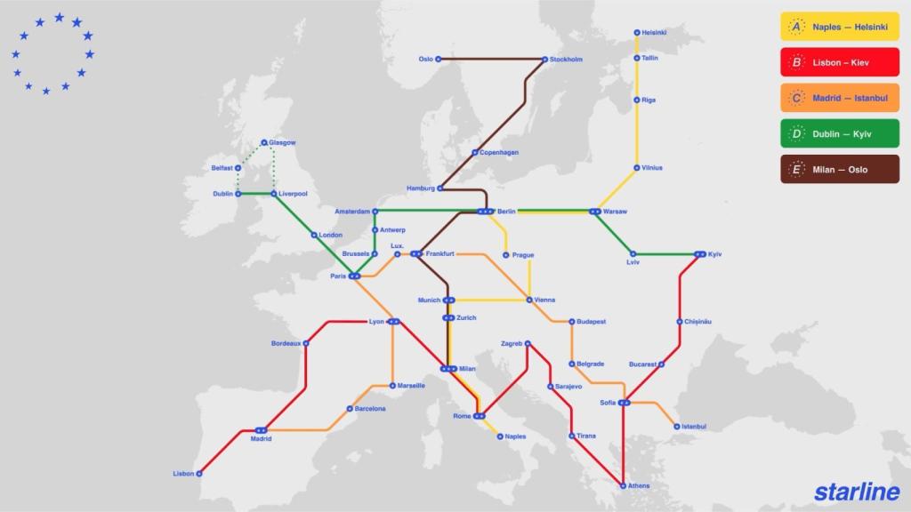 El plano que propone Starline