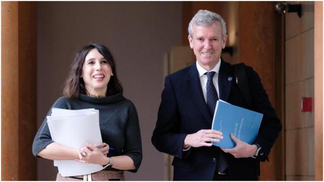 Rueda y Lorenzana, tras el Consello de la Xunta.