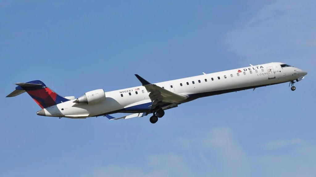 Un Bombardier CRJ-900 operado por Delta.