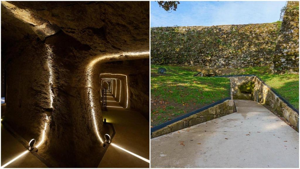 Galerías de la fortaleza de O Castro