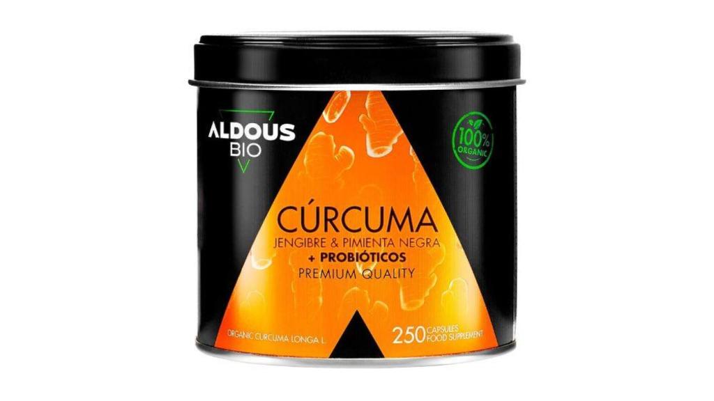 Cúrcuma con jengibre y pimienta negra de Aldous